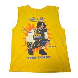 Billie Eilish Hit Me Hard and Soft Tour T Shirt Yellow 2024 Tank Top Music Band